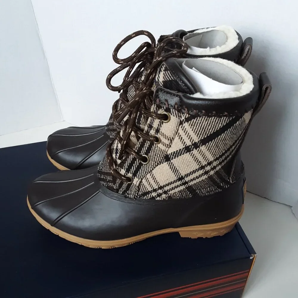 Pendleton Women's Winter Duck Boot size 6M Plaid Shoes